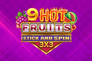 9 Hot Fruits Stick and Spin