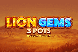 Lion Gems 3 Pots: Hold and Win