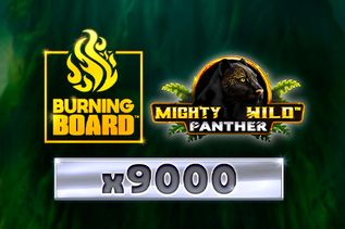 Mighty Wild: Panther Platinum Burning Board Scratchcard